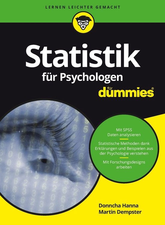 Psychologie Statistik Für Dummies Für Dummies - Statistik für Psychologen für Dummies (ebook), Donncha