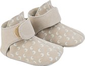 Lodger Babyslofjes maat 19 - Walker Tribe Irish Cream 12-15M - Antislip - Soepel leer - Klittenbandsluiting