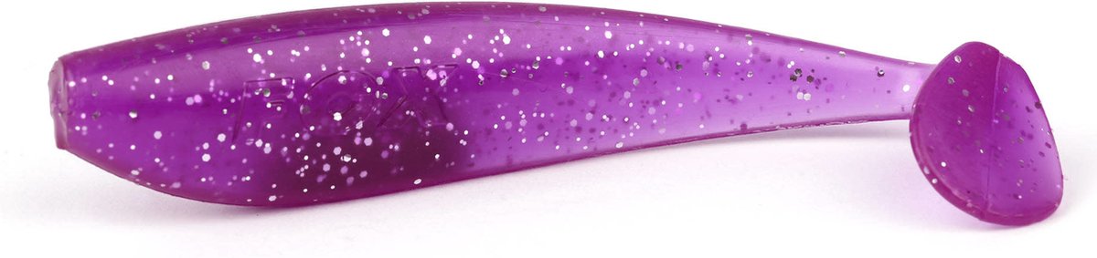 Fox Rage Ultra UV Zander Pro Shad 12cm - Kleur : Purple Rain
