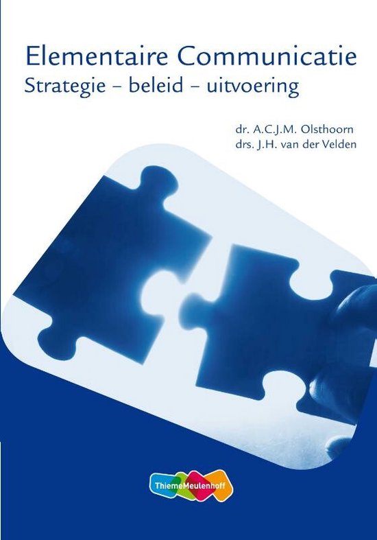 Cover van het boek 'Elementaire communicatie'