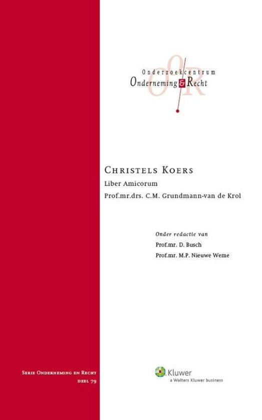 Onderneming en recht 79 - Christels koers - cover