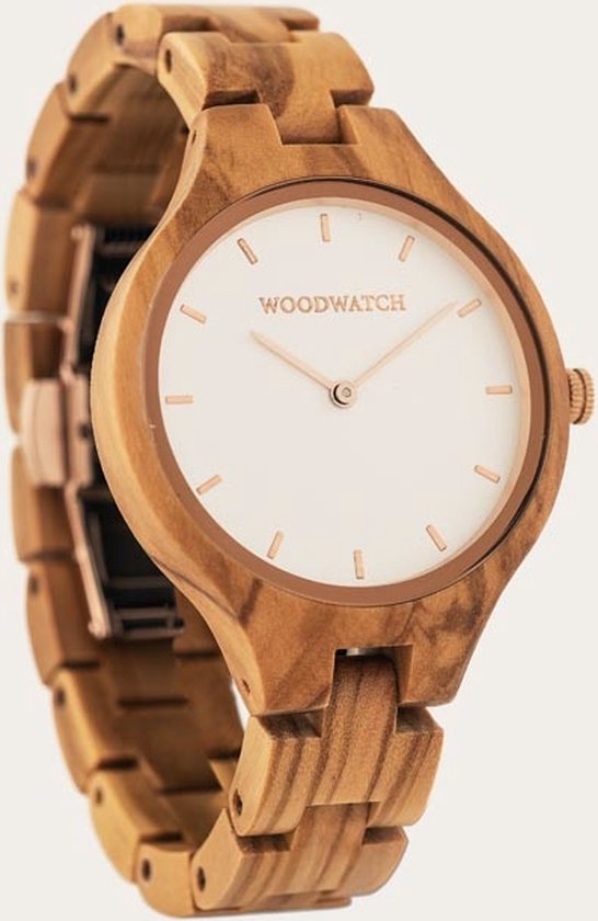 De officiële WoodWatch | Nordic Rose | Houten horloge dames
