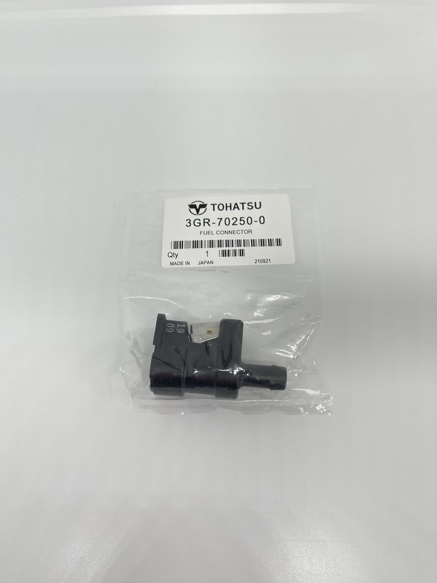 Tohatsu originele buitenboordmotor brandstof connector-Brandstof adapter-Tohatsu benzine connector-Tohatsu.