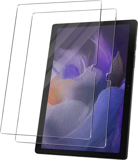 Tempered glass geschikt voor Samsung Galaxy Tab A8 screenprotector 2pack - geschikt voor Samsung Tab A8 2021 (10.5 inch) Screen protector