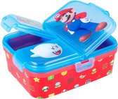 Stor Lunchbox Super Mario 18,5 X 15 X 6,5 Cm Polypropylène Blauw/ Rouge