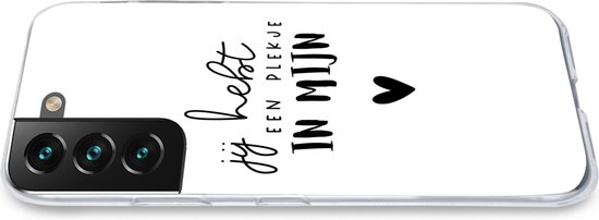 Coque Samsung Galaxy S22 Plus - Tu as une place dans mon cœur - Partner - Citations - Proverbes - Coque de téléphone en Siliconen