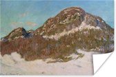 Poster De berg Kolsaas - Schilderij van Claude Monet - 90x60 cm