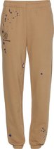 zoe karssen - dames -  dana-joggingbroek met borduurverf -  kameel - m