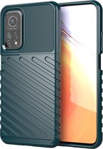 Mobigear Groove TPU Backcover Hoesje - Geschikt voor Xiaomi Mi 10T Lite - Groen