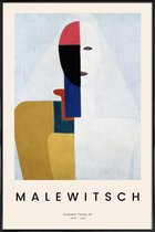 JUNIQE - Poster in kunststof lijst Malewitsch - Female Torso II -60x90