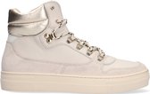 Wysh Nikkie Hoge sneakers - Leren Sneaker - Meisjes - Beige - Maat 38