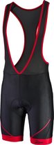 Wielerbroek Bret. Malosco Zwart/Rood M