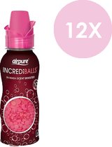 Airpure Incrediballs Geurbooster Fushsia & Parels (Voordeelverpakking) - 12 x 128 g