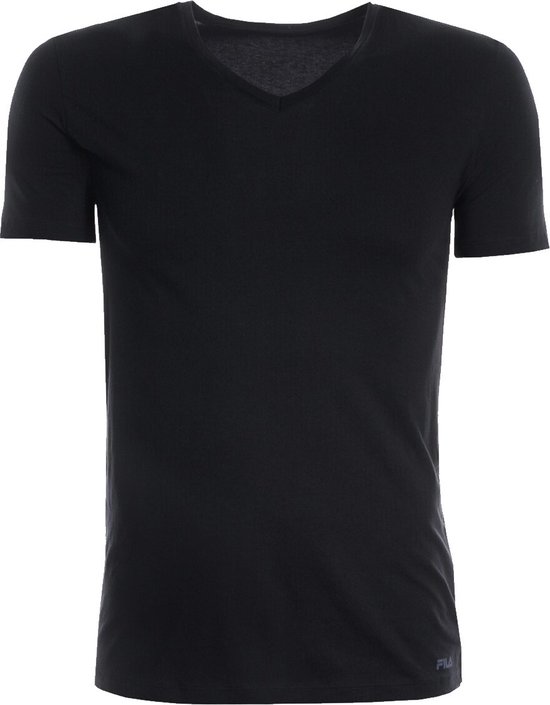 Fila - Undershirt V-Neck - Ondershirt Zwart - L - Zwart