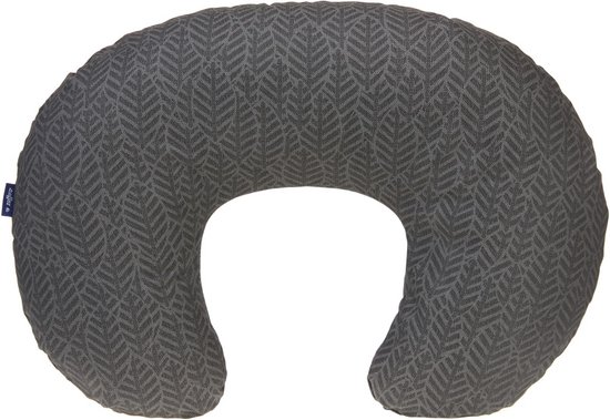 Voedingskussen - Zaffiro Graphite Leaves Voedingskussen 1050