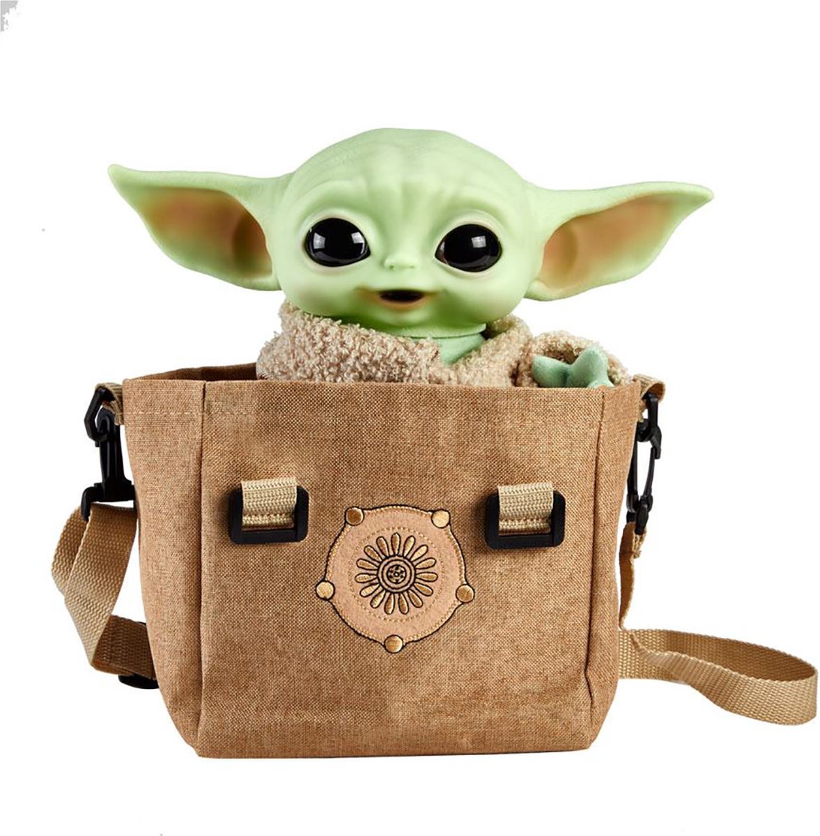 Disney Star Wars Mandalorian The Child Baby Yoda Pluche in Tas - Star Wars