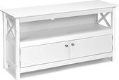 MEUEBELEXPERT - contemporain  TV-meubel - tv-kast - tv-plank - wit