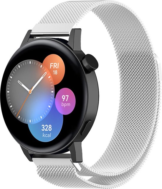 Cinturino Magnetico In Silicone 20mm FiiMoo Per Huawei GT 3 42mm, GT 3 Pro, Watch Fit 2, Honor Magic 2 E Altri, Nero