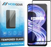 Mobigear Gehard Glas Ultra-Clear Screenprotector voor Realme 8 - Zwart