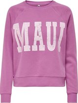 Jacqueline de Yong Trui Jdyvenus L/s Print Sweat Jrs 15215453 Bodacious/ Maui Dames Maat - S