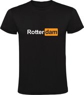 Rotterdam Heren  t-shirt | Feyenoord | Zwart
