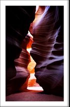 Woestijn zandsteen - Walljar - Wanddecoratie - Poster