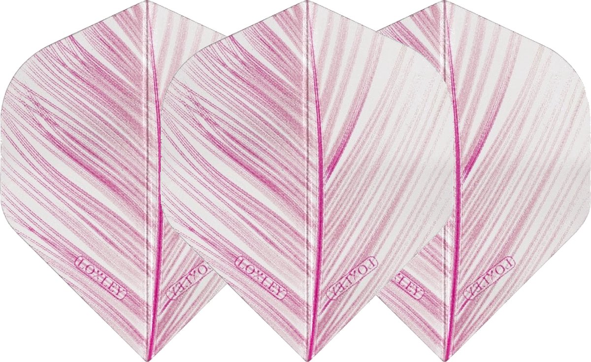 Loxley Feather Transparant Pink NO2 - Dart Flights
