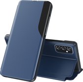 Fonu Premium Clear View Samsung Galaxy A53 Hoesje Blauw