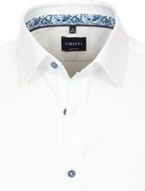 Wit Overhemd Met Bloemen Motief In De Kraag 123826900-000 - M