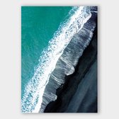 Poster Black Beach - Plexiglas - Meerdere Afmetingen & Prijzen | Wanddecoratie - Interieur - Art - Wonen - Schilderij - Kunst