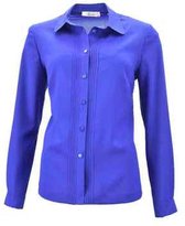 Sensia blouse Odile - kobalt blauw  | Maat : 40