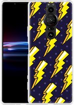 Sony Xperia Pro-I Hoesje Pop Art Lightning Designed by Cazy