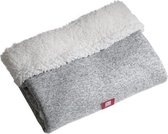 Rode 'gezellige' multifunctionele deken 0-6 maanden grijs-wit