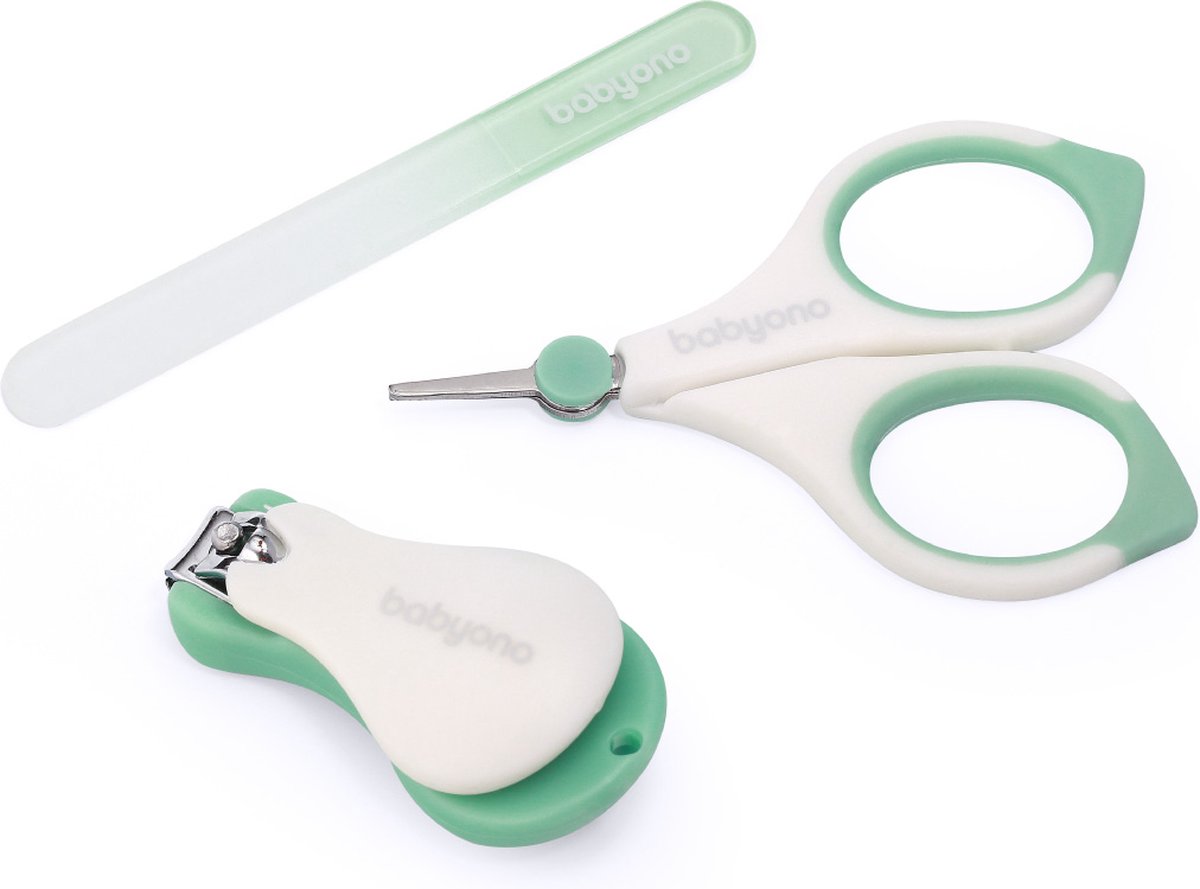 Babyono |baby manicureset groen|0+