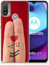 GSM Hoesje Motorola Moto E20 | E40 TPU Bumper Super als Valentijnscadeau Liefde