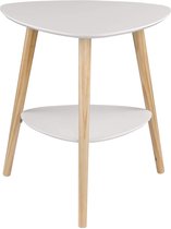 Homesse Bijzettafel - Bijzettafels - Tafel - Tafeltje - Bijzettafel rond - Wit