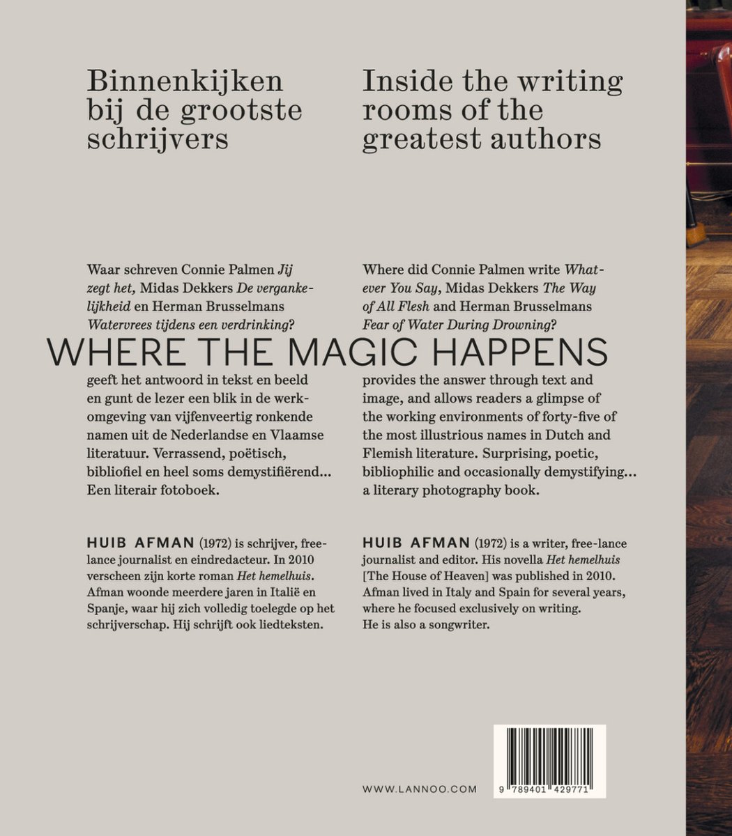 Where the magic happens - back cover