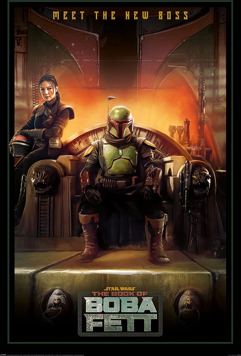 Pyramid Star Wars The Book Of Boba Fett - Maxi Poster Multi color