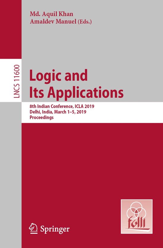 Lecture Notes in Computer Science 11600 - Logic and Its Applications ...