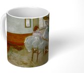 Mok - The dance lesson - schilderij van Edgar Degas - 350 ML - Beker - Uitdeelcadeautjes