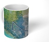 Mok - Hamelins pool van bovenaf in de Shark Bay bij Australië - 350 ML - Beker - Uitdeelcadeautjes