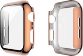 Mobigear Royal Hardcase Hoesje voor Apple Watch Series 5 (44 mm) - Roségoud