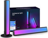 Luxe Smart RGB LED Sfeer Verlichting - 2 Stuks Light Bar Lamp met App Control - Ambilight TV Bureau Lamp