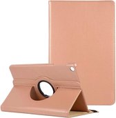Case2go - Tablet hoes geschikt voor Samsung Galaxy Tab A8 (2022 & 2021) - 10.5 Inch - Draaibare Book Case Cover - Rosé-Goud
