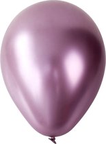 Roze Chroom Ballonnen (10 stuks / 30 CM)