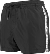 Calvin Klein tape ck logo zwemshort zwart - L