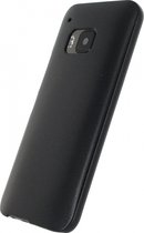 HTC One M9 Hoesje - Xccess - Metallic Serie - Hard Kunststof Backcover - Zwart - Hoesje Geschikt Voor HTC One M9