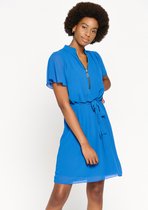 LOLALIZA Rechte jurk - Blauw - Maat 40