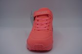 Skechers Uno Neon Shades sneakers roze - Maat 31