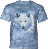 T-shirt White Wolf Moon L